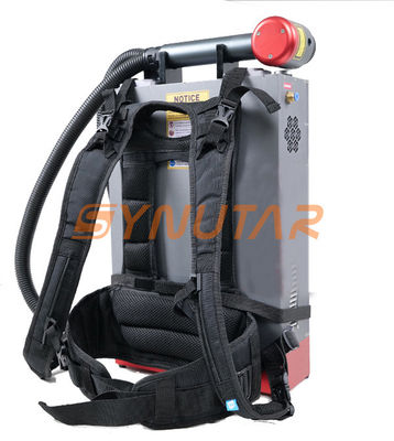 手持ちのバックパックレーザークリーニングマシン 220V 100W 防腐レーザー