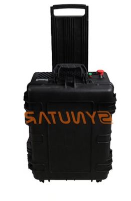 スキャニング作業用のファイバーレーザー1064nm 100Wポータブルレーザークリーニングマシン