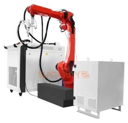 大面積 精密 ファイバー レーザー 自動 溶接機 安全 システム を 備えた 簡単 メンテナンス