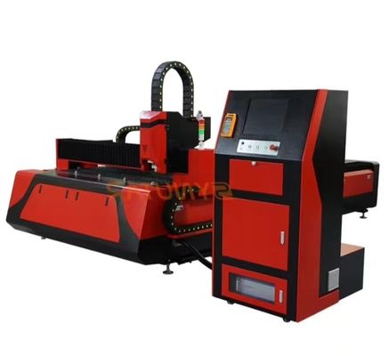 水冷 1500W-6000W 精密ギアラックトランスミッション付きセルボモーターファイバーレーザー切断機